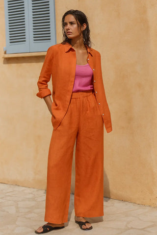 NARLA PURE NATURAL LINEN CLASSIC SHIRT P C Crafts