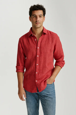 RIVIERA Men Pure Linen Shirt — Where Mediterranean Elegance Meets Modern Menswear P C Crafts