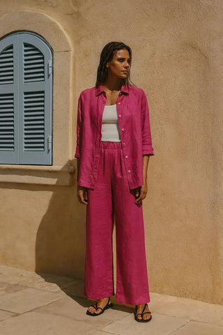 NARLA PURE NATURAL LINEN CLASSIC SHIRT P C Crafts