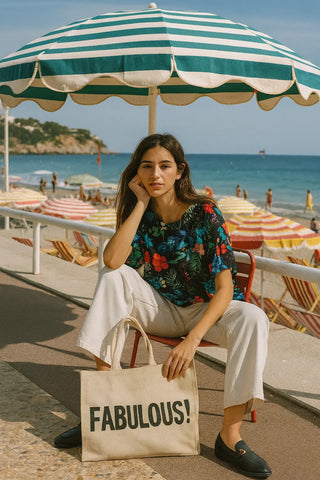 NEO  PURE NATURAL LINEN TROPICAFLORAL OASIS TUNIC P C Crafts