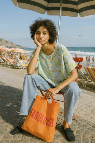 NEO PURE NATURAL LINEN FLUTTERING BLOOMS TUNIC P C Crafts