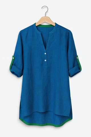 Lucia Pure Natural Linen Co-ord Set P C Crafts