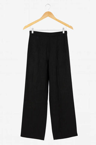 DAY PURE NATURAL LINEN PLEATED WAIST FLOOD PANTS P C Crafts