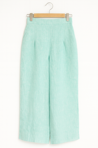 NARLA PURE NATURAL LINEN SOLID COLOR CO-ORD SET P C Crafts