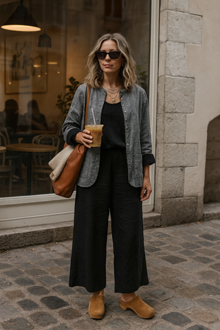 Sophia- Premium Linen Jacket – Understated Elegance P C Crafts