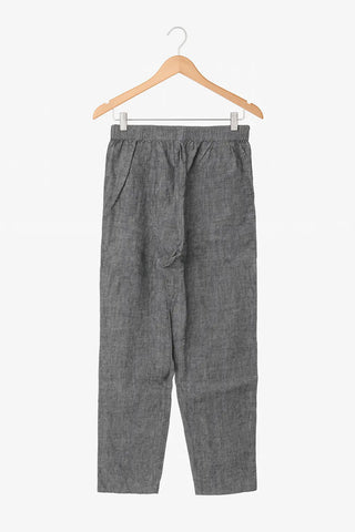 HAZEL PURE NATURAL LINEN PRINCESS CUT FRONT POCKET PANT P C Crafts