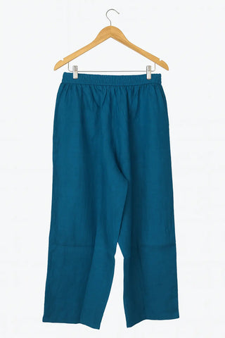 HAZEL PURE NATURAL LINEN PRINCESS CUT FRONT POCKET PANT P C Crafts