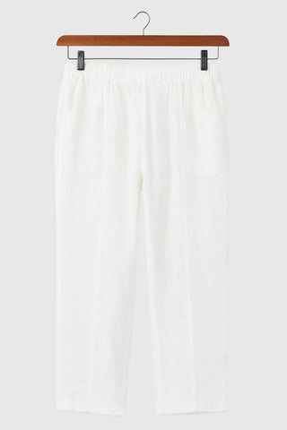 NARLA PURE NATURAL LINEN SOLID COLOR CO-ORD SET P C Crafts