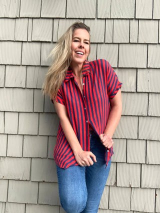 IVY PURE NATURAL LINEN SCARLET SKYLINE SHIRT P C Crafts