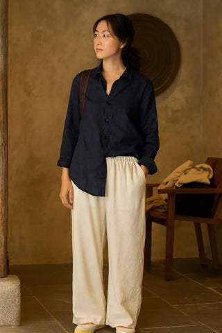 NARLA PURE NATURAL LINEN CLASSIC SHIRT P C Crafts