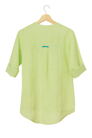 Lucia Pure Natural Linen SOLID COLOR SHIRT P C Crafts