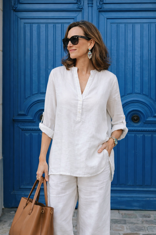 Lucia Pure Natural Linen Co-ord Set