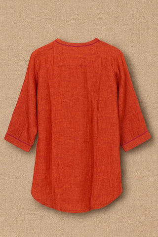 EVADNE PURE NATURAL LINEN SOLID COLOR CO-ORD SET P C Crafts