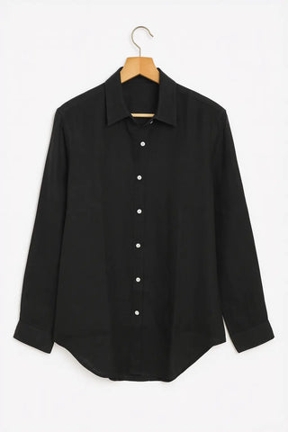 Narla Pure Natural Linen Classic Shirt | Sustainable Handmade Linen by P C Crafts P C Crafts