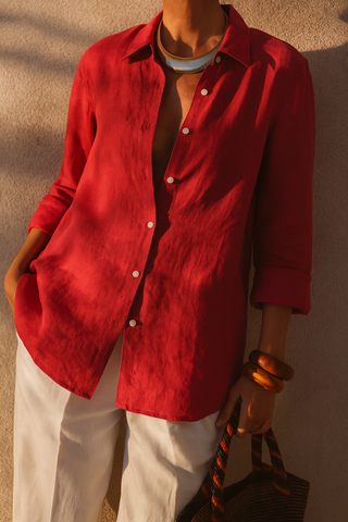 NARLA PREMIUM PURE LINEN CLASSIC SHIRT P C Crafts