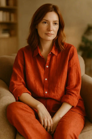 NARLA PURE NATURAL LINEN CLASSIC SHIRT P C Crafts