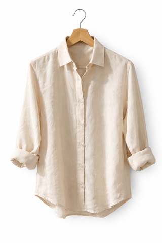 NARLA PREMIUM PURE LINEN CLASSIC SHIRT