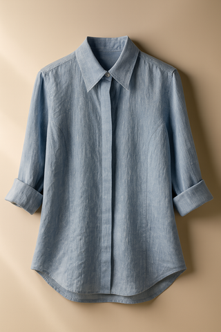ALICE PURE NATURAL LINEN SOLID COLOR CO-ORD SET