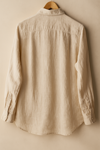 ALICE PURE NATURAL LINEN SOLID COLOR CO-ORD SET