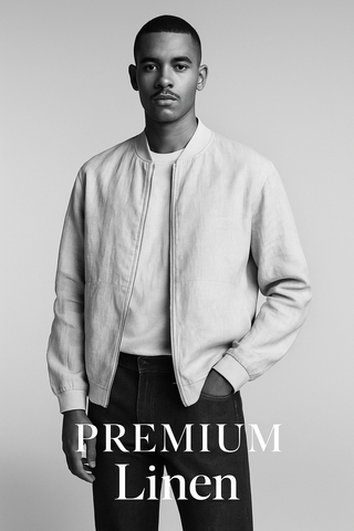 RIVIERO Linen Jacket. Understated. Refined. Unmistakably luxurious P C Crafts