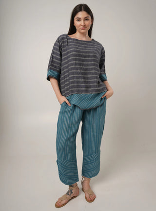 VANETIA PURE NATURAL LINEN PATCHWORK TUNIC P C Crafts