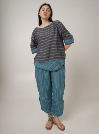 VANETIA PURE NATURAL LINEN PATCHWORK TUNIC P C Crafts