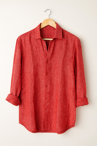 RIVIERA Men Pure Linen Shirt — Where Mediterranean Elegance Meets Modern Menswear P C Crafts