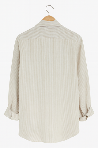 RIVIERA Men Linen Striped Shirt — Where Mediterranean Elegance Meets Modern Menswear P C Crafts