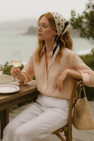 ALICE PREMIUM PURE LINEN CLASSIC SHIRT