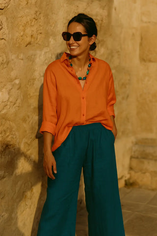 NARLA PURE NATURAL LINEN CLASSIC SHIRT P C Crafts