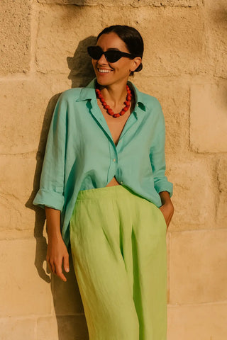 NARLA PURE NATURAL LINEN CLASSIC SHIRT P C Crafts