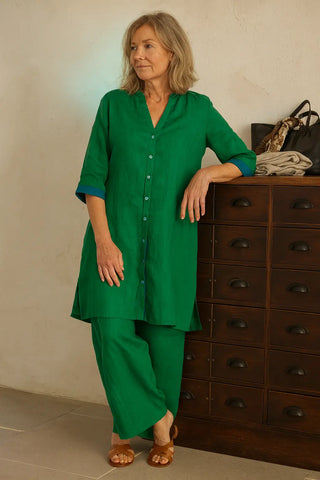 LIORA PURE NATURAL LINEN SOLID COLOR CO-ORD SET P C Crafts