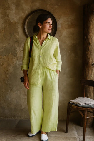 NARLA PURE NATURAL LINEN CLASSIC SHIRT P C Crafts