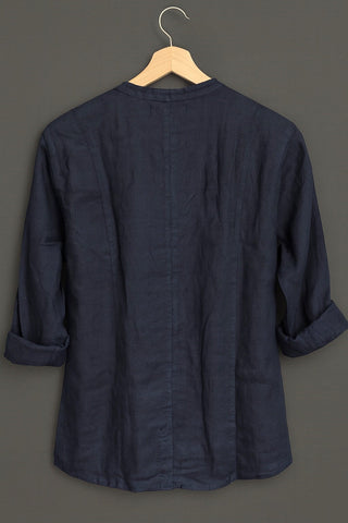 SOPHIA PURE LINEN FULL SLEEVE JACKET P C Crafts