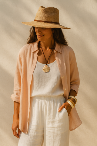 NARLA PREMIUM PURE LINEN CLASSIC SHIRT