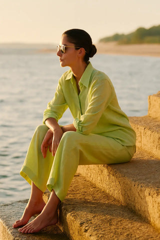 NARLA PURE NATURAL LINEN CLASSIC SHIRT P C Crafts