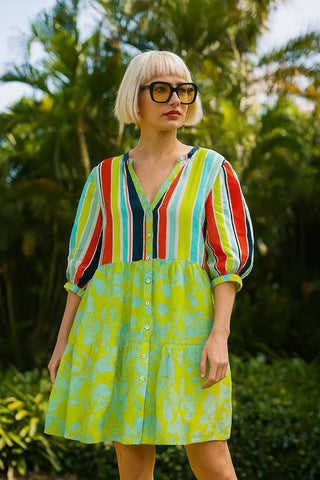 MARINA PURE NATURAL LINEN LEAFY SERENITY DRESS P C Crafts