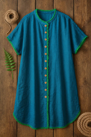 CALISTA PURE NATURAL LINEN SOLID COLOR CO-ORD SET P C Crafts