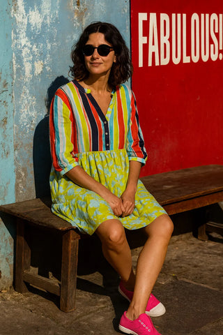 MARINA PURE NATURAL LINEN LEAFY SERENITY DRESS P C Crafts